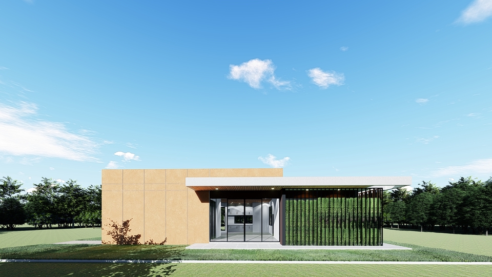 3D Perspective - ทำภาพ 3 มิติ ด้วยโปรแกรม sketchup - 6