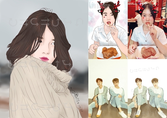 วาดภาพล้อเลียน - **Portraitบุคคล ภาพล้อเลียน Fanartศิลปิน** - 5