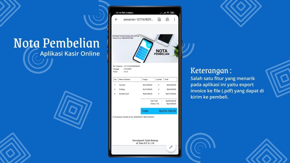 Aplikasi Ponsel - Kustom Aplikasi Kasir Online - 5