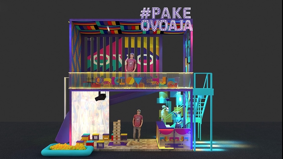 3D & Perspektif - 3d desain booth Pameran - 1