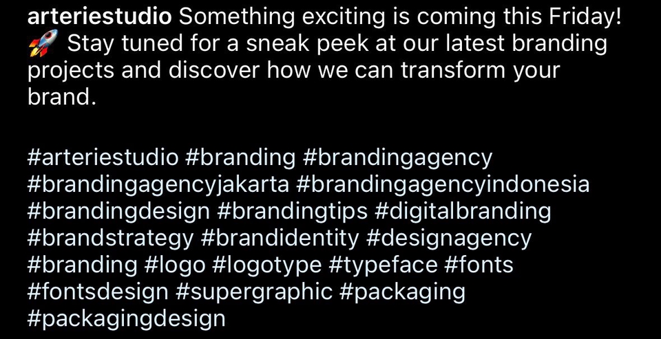 Jasa caption Instagram, desain logo, dan branding untuk bisnis Anda. Tingkatkan branding Anda dengan layanan kami. #jasacaptioninstagram #jasadesainlogo #jasabranding #branding #designgrafis #jasadesain #indonesia