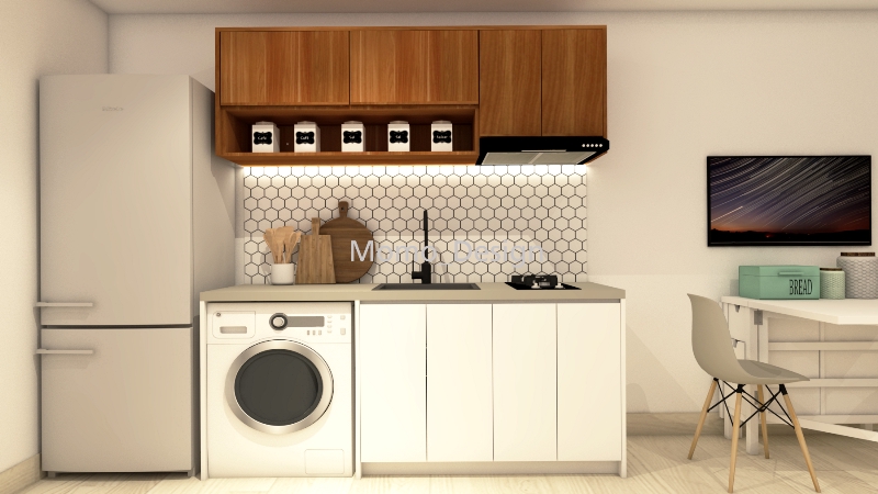 3D & Perspektif - Desain Interior Rumah, Apartemen, dan Kitchen Set - 9