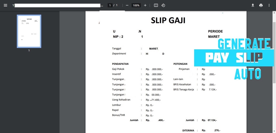 Web Development - Sistem HR (HRIS) + Absensi + Cuti + Overtime + Payroll + Free modifikasi as Need - 6