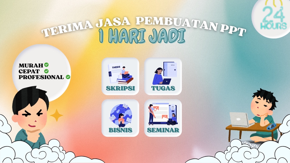 Jasa Pembuatan Presentasi / Desain PowerPoint - JASA PEMBUATAN PPT CEPAT DAN MURAH