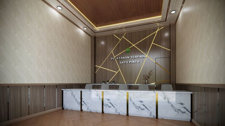 Jasa Desain 3D Interior dan Eksterior Kantor Minimalis dengan Penerapan Konsep "Pelayanan Terpadu Satu Pintu"