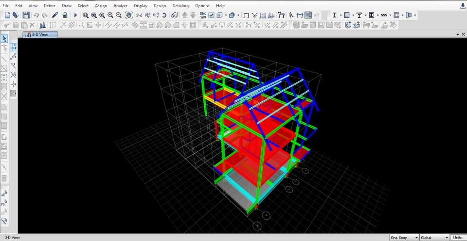 CAD Drawing - Perencanaan Struktur Banguan & Gambar kerja - 23