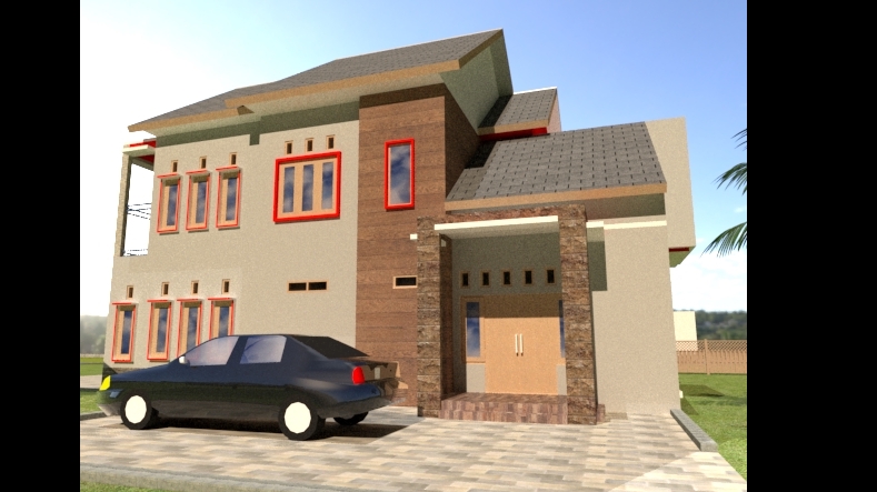 CAD Drawing - DESAIN GAMBAR KERJA RUMAH TINGGAL LENGKAP - 1