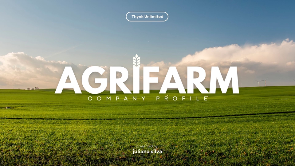Jasa desain presentasi powerpoint dengan tema pertanian, membuat presentasi slide untuk perusahaan agrikultur dengan desain profesional dan menarik.