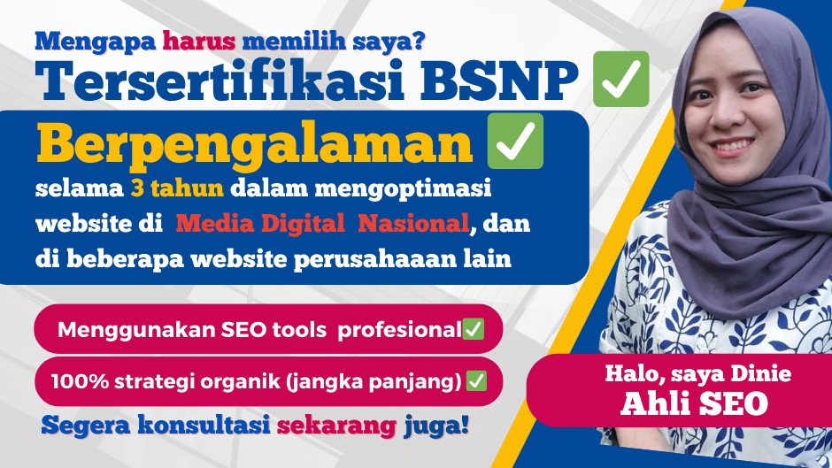 Jasa SEO Profesional, Terpercaya, dan Berkualitas - Jasa SEO Profesional Tersertifikasi Berpengalaman