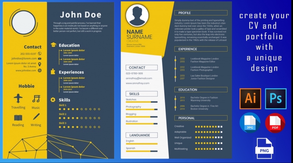 Portfolio & Resume - DESAIN RESUME / CV MINIMALIS DAN PROFESIONAL - 4