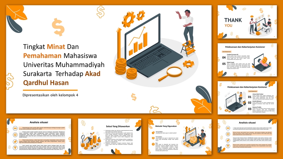 Jasa pembuatan slide presentasi, presentasi powerpoint, desain slide presentasi, membuat power point, desain powerpoint untuk presentasi mahasiswa, dengan desain menarik dan profesional.