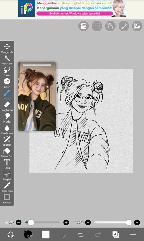Gambar dan Ilustrasi - Ilustrasi wajah dengan Cartoon Style - 7