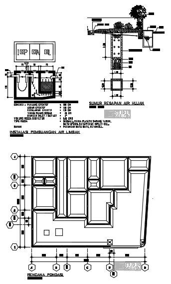 CAD Drawing - Gambar CAD 2D IMB 1 Hari Jadi ( 6000rb/m2 NEGO ) - 7