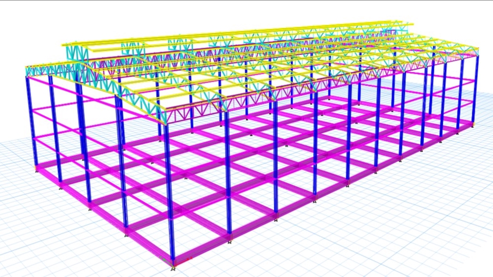 เขียนแบบวิศวกรรมและออกแบบโครงสร้าง - คำนวณโครงสร้างโดยวิศวกรระดับสามัญวิศวกร - 1