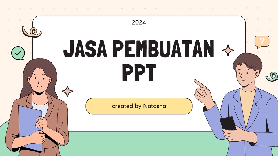 Jasa Pembuatan Presentasi Power Point PPT, desain slide presentasi profesional dan menarik.