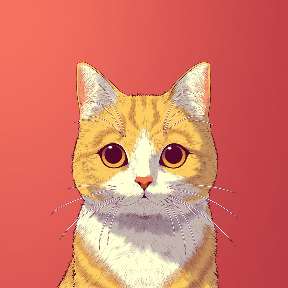 Gambar Potret - Custom Digital Pet Portrait - 4