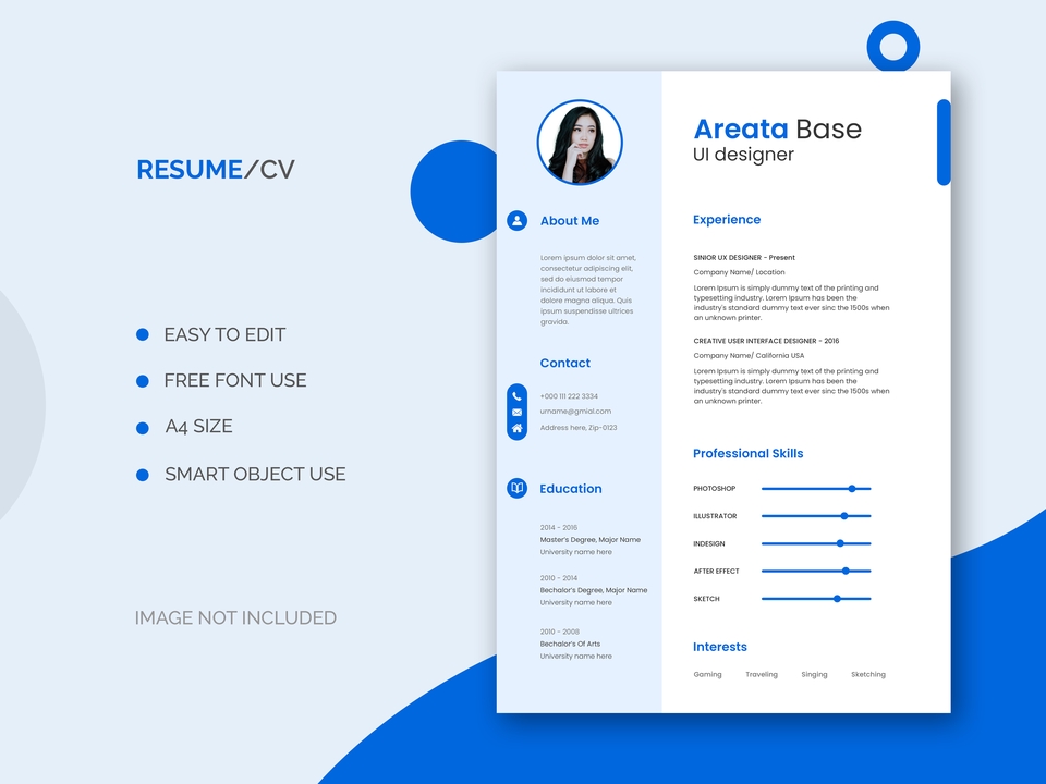 Contoh desain portofolio dan CV kreatif, jasa pembuatan CV online, desain CV profesional, jasa pembuatan curriculum vitae