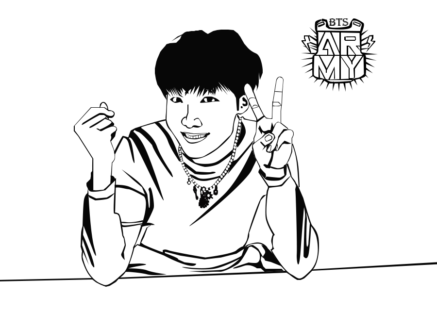 Gambar dan Ilustrasi - cartoon Line art - 8