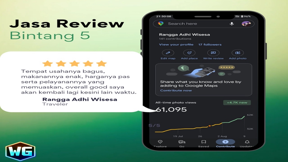 Memberi Review - Memberikan Review Bintang 5 di Tempat Usaha Anda Pada Google Maps - 1