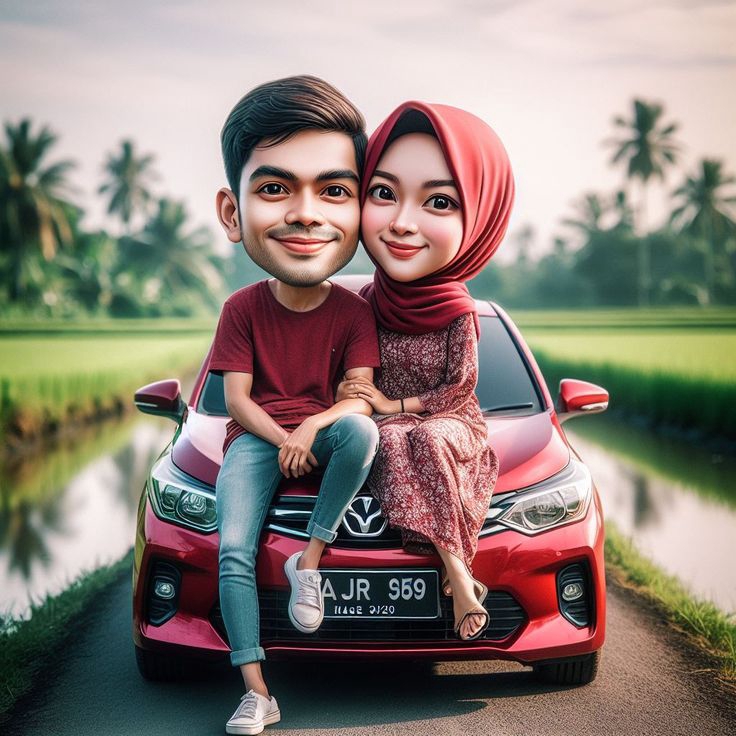 Karikatur - Desain karikatur 4d modern dan murah - 6