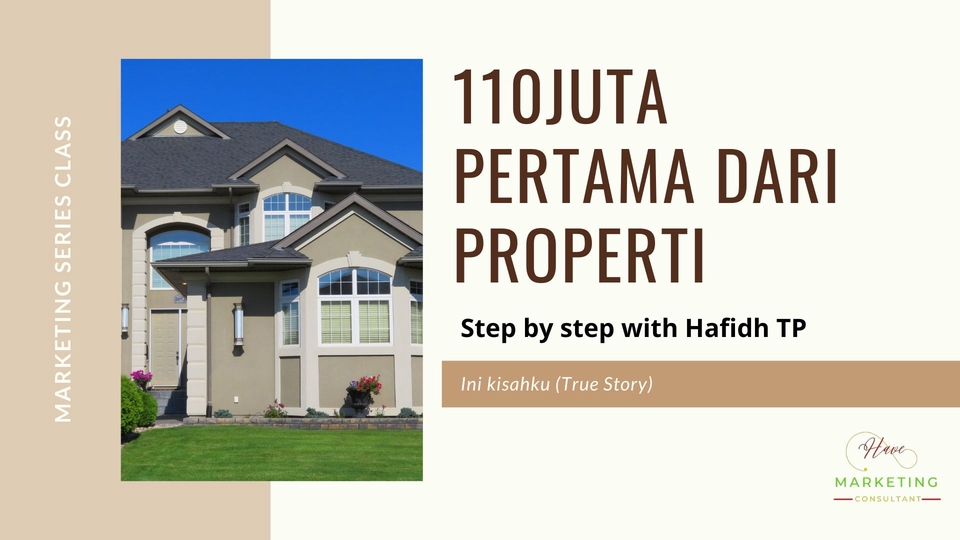 Mulai Bisnis/Start-up - "Jadilah Investor Properti Profesional: 110 Juta Rupiah Pertama Tanpa Mengganggu Pekerjaan Anda" - 1