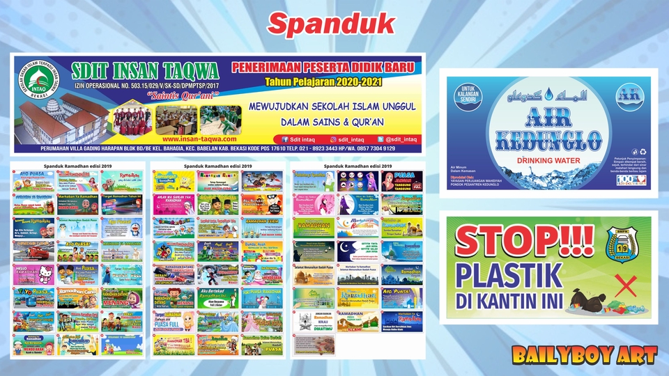 Digital Printing - Disain Untuk Kebutuhan Digital Printing & Cetak Offset 1 Hari Jadi - 1