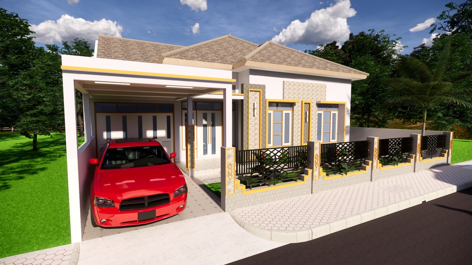 CAD Drawing - Desain Denah Rumah, 3 hari kerja - 2