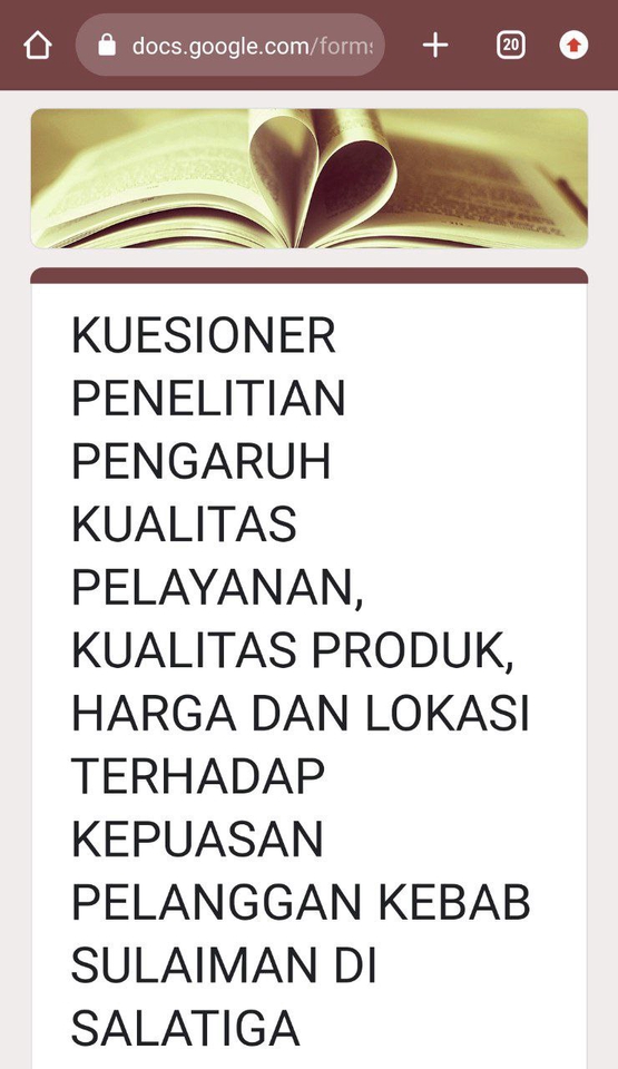 Jasa Lainnya - Jasa Isi Kuisioner dan Survey - 3