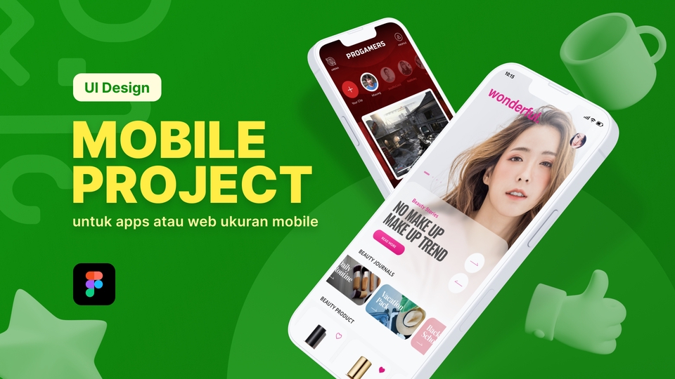 UI & UX Design - UI Design untuk Mobile Web atau Mobile Apps - 1