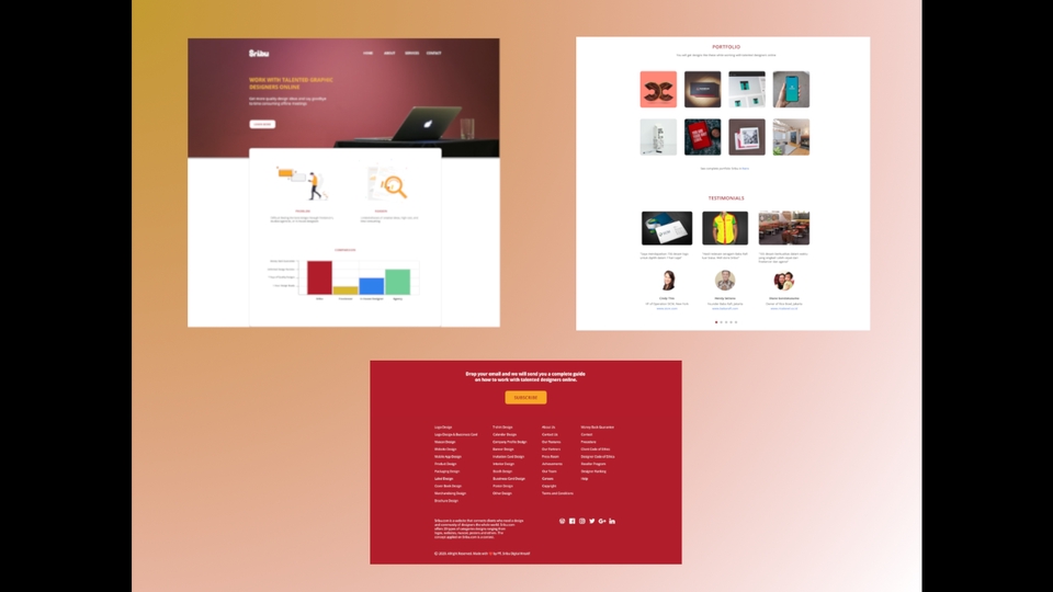 UI & UX Design - Desain Website Minimal, Modern dan Profesional - 1