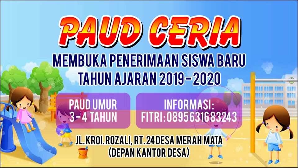Desain Banner Spanduk Selesai 1 Hari