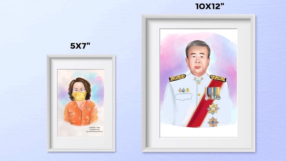 วาดภาพเหมือน Portrait - วาดภาพดิจิตอล ภาพล้อเลียน การ์ตูน หน้าปกนิยาย แฟนอาร์ต ธีมไลน์ สติ๊กเกอร์ไลน์ - 1