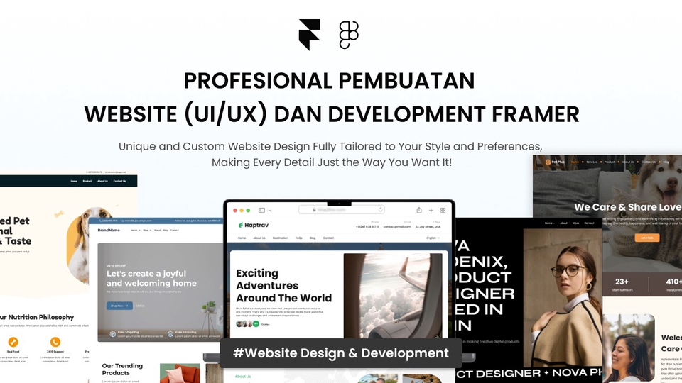 UI & UX Design - UI/UX Design dan Slicing Wesbite Dengan Framer - 1