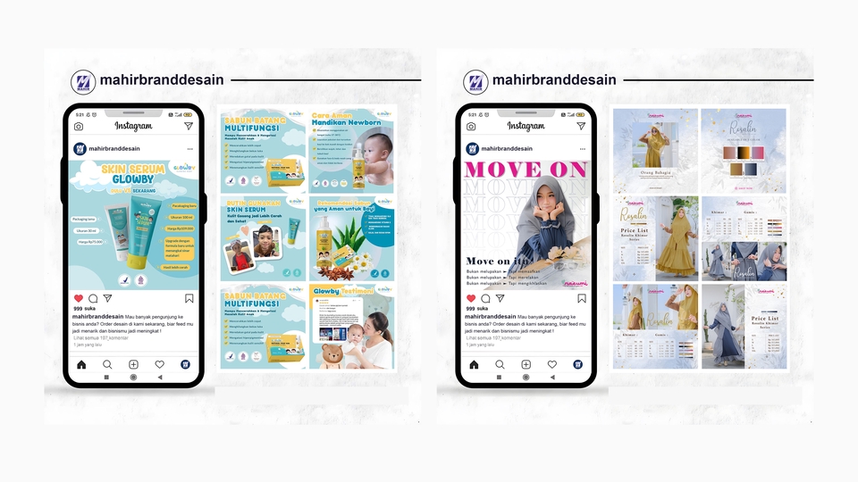 Banner Online - Jasa Pembuatan Desain Postingngan Untuk Social Media - Desain Feed dan Story Instagram PAKET HEMAT!! - 2