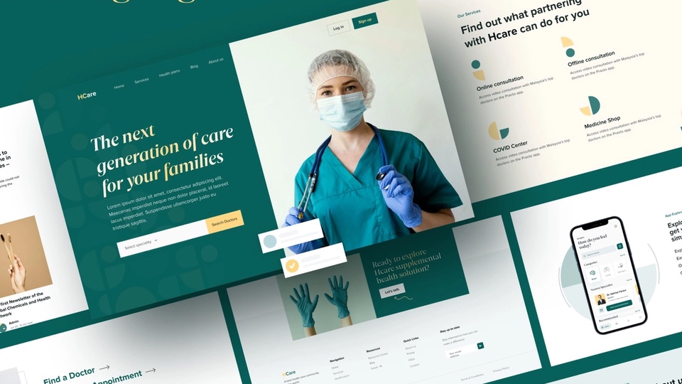 UI & UX Design - Pembuatan UI/UX Design Landing Page Website - 1