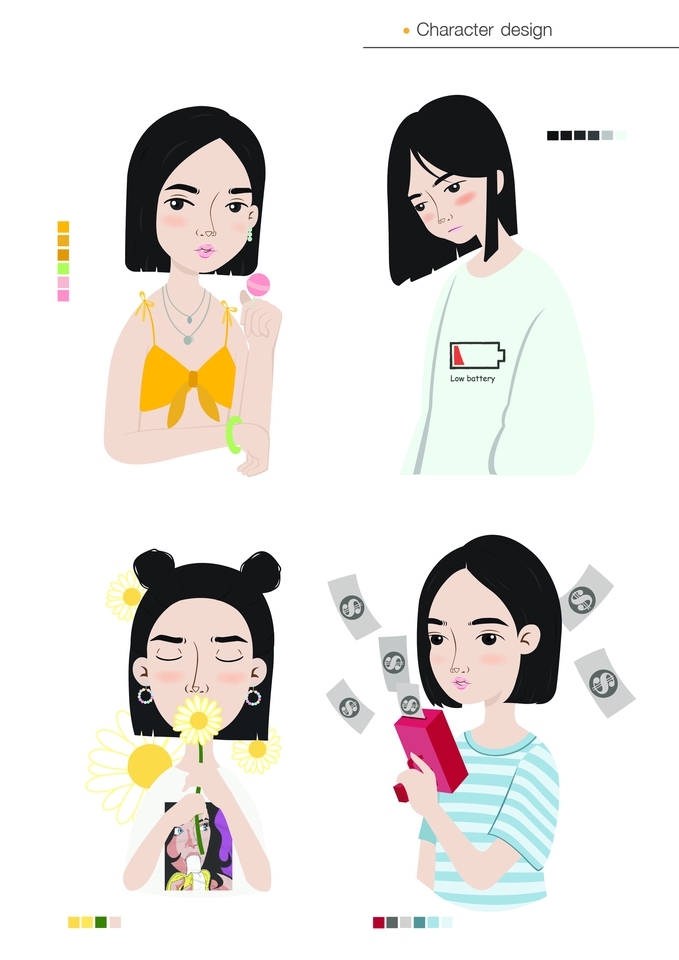 ออกแบบ LINE Sticker - สติ๊กเกอร์ไลน์ น่ารัก สวย ตลก ตามใจลูกค้า - 4