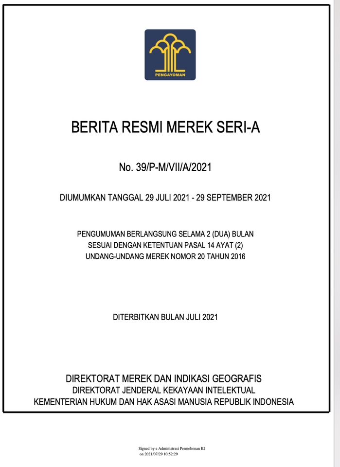 Hukum - Pendaftaran Merek HAKI - 3