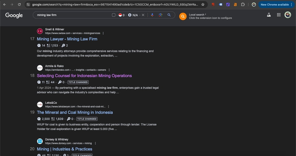 Jasa Penulis Artikel tentang Hukum Pertambangan di Indonesia