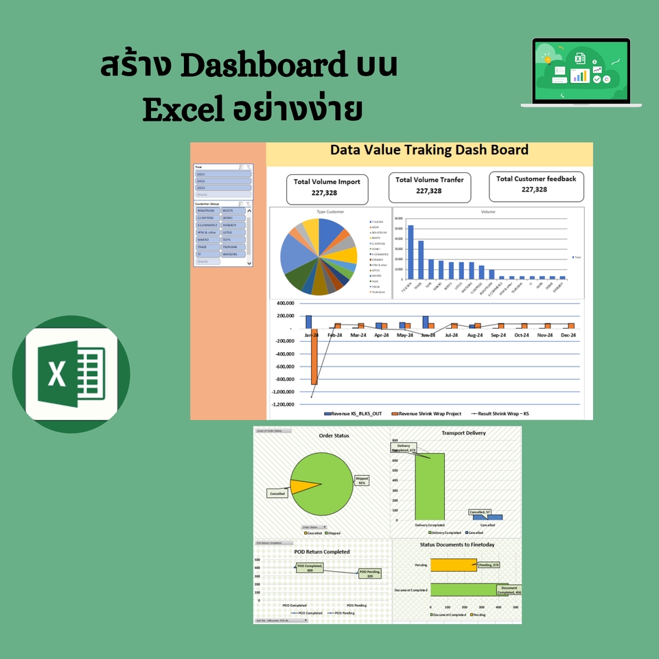 พิมพ์งาน และคีย์ข้อมูล - รับทำงานเกี่ยวกับ Microsoft Excel ใน ราคานักเรียน นักศึกษา - 6