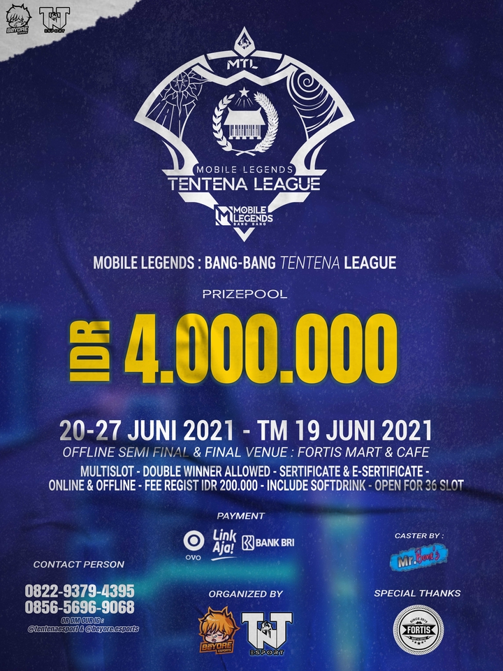 Banner Online - [1 HARI JADI] Flyer, Banner Online Event (Esports Tournament, Konser Musik, Dll) - 5