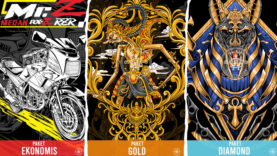 Desain Kaos & Motif - DESAIN KAOS CUSTOM JAPAN STYLE / MECHA - 3