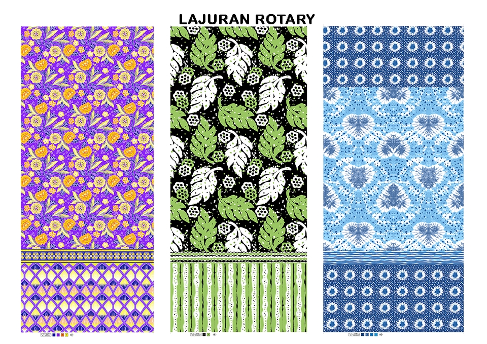 Desain Kaos & Motif - Desain pattern batik, tekstil, dan kain pantai. - 5