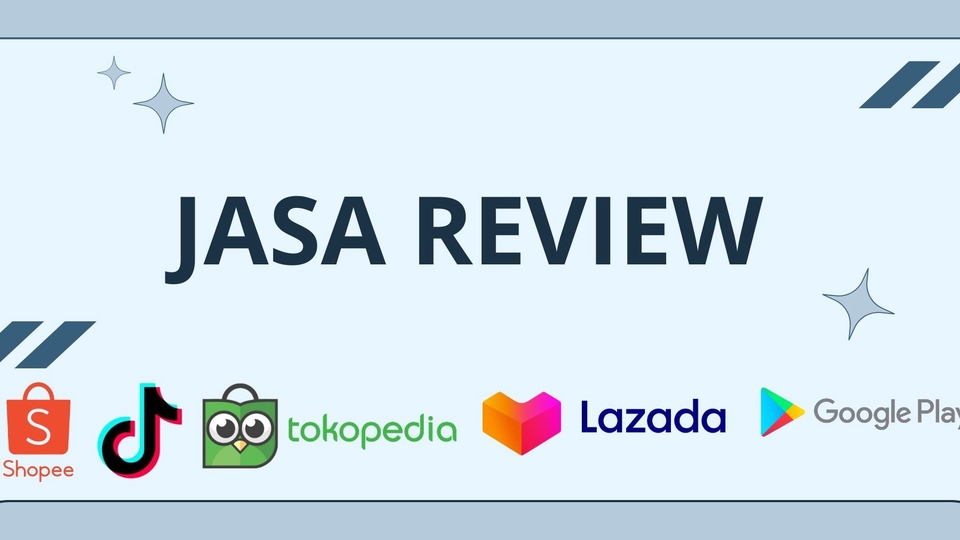 Jasa review produk online, layanan untuk meningkatkan rating toko di marketplace seperti Tokopedia, Shopee, dan Lazada.