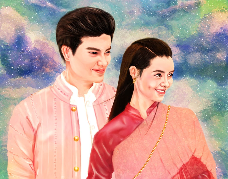 วาดภาพเหมือน Portrait - รับวาดภาพเหมือน Portrait ทุกภาพราคาเดียว - 3