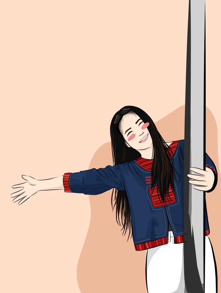 เปลี่ยนรูปเป็นเวกเตอร์ - ดราฟภาพ แนวกึ่งการ์ตูน แฟนอาร์ต (FanArt) เดี่ยว - คู่ - 6