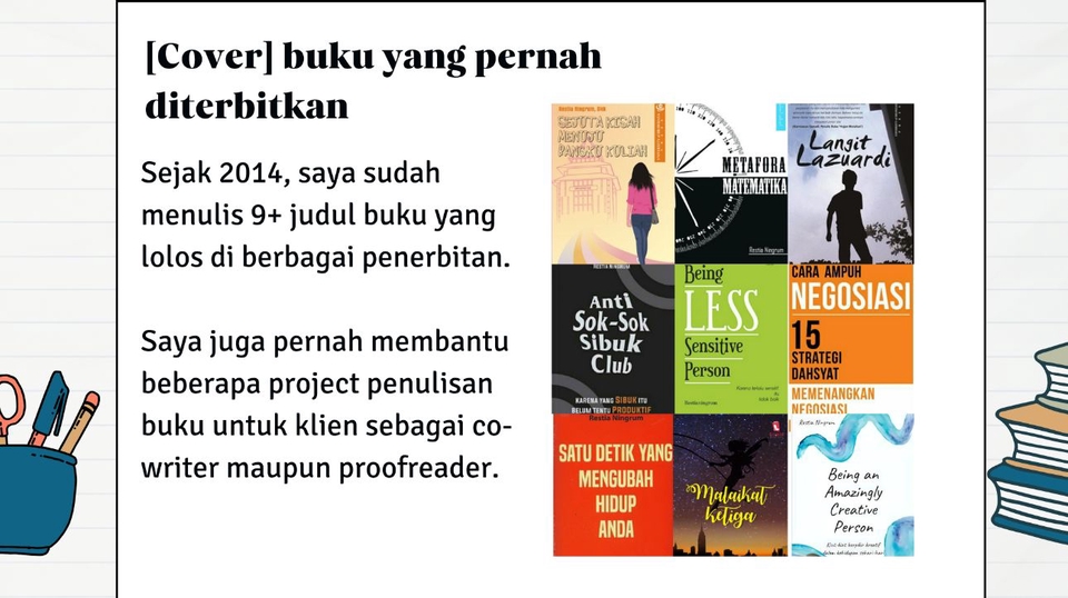 Penulisan Buku - Jasa Menulis Buku & E-book Terbaik (Penulis Profesional) - 7