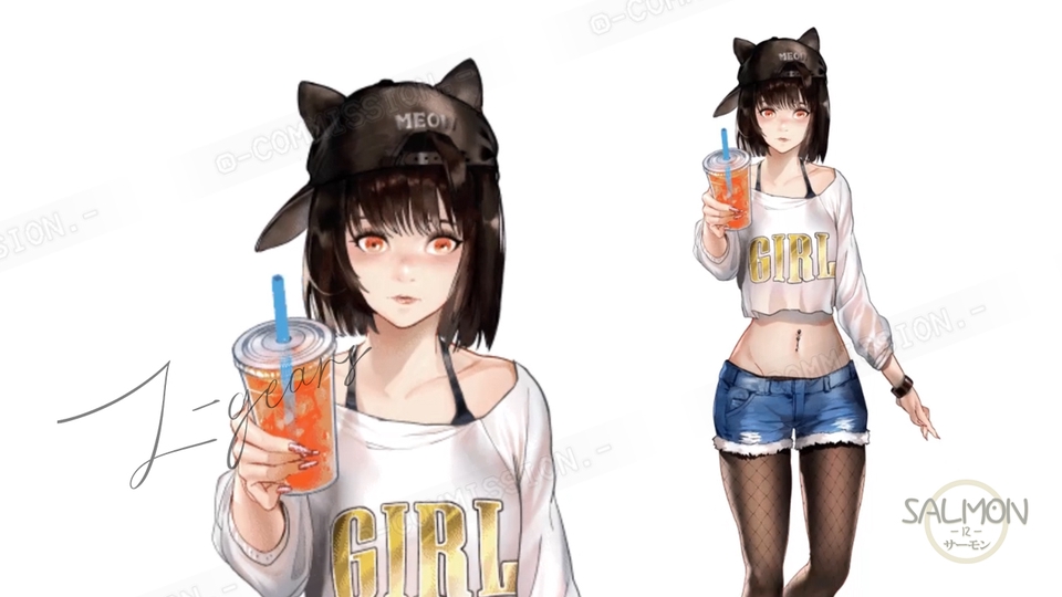 ออกแบบ Character & Mascot - Live2D Character Design Avatar Animation for Vtuber - 7