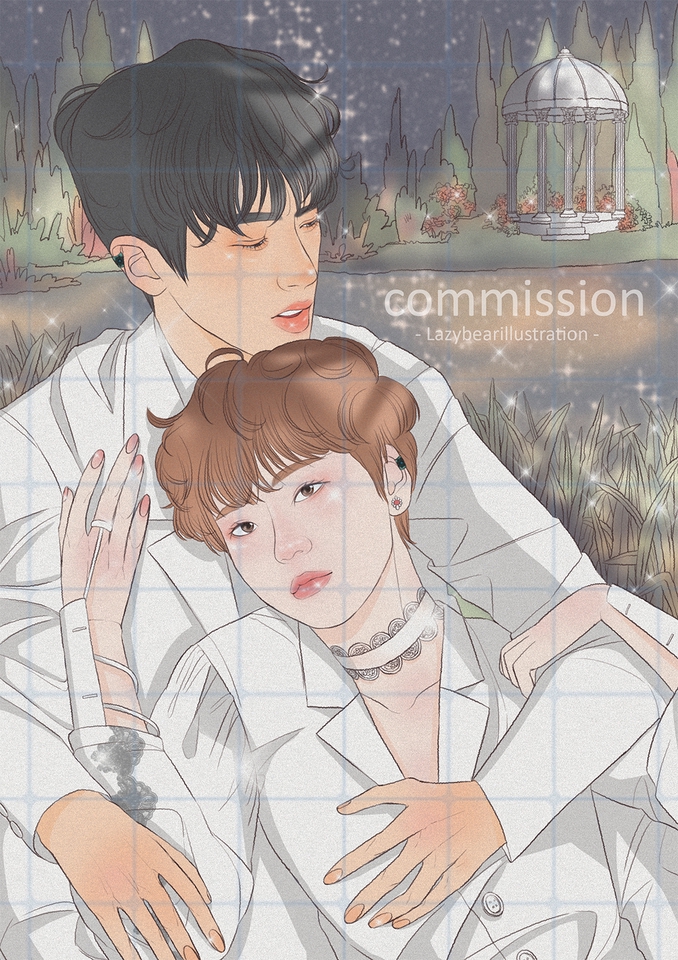 วาดภาพประกอบ - Commission/Fanart/การ์ตูน/ภาพประกอบ/ปกนิยาย/ปกฟิค - 6