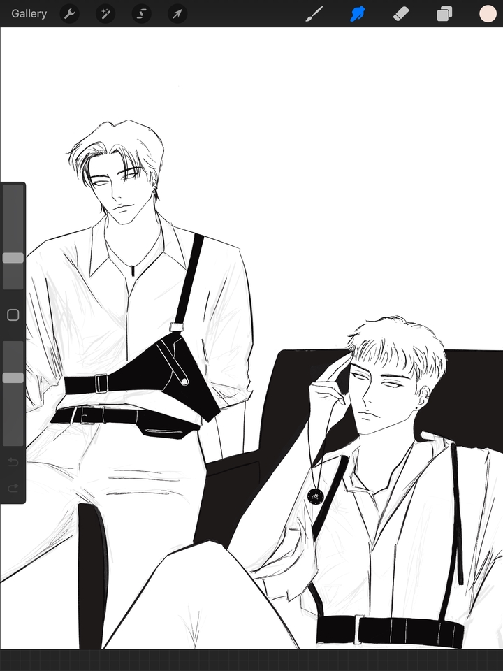 รับวาดภาพประกอบ digital painting, วาดรูปคู่, ภาพวาดขาวดำ, สไตล์การ์ตูน, วาดภาพคน