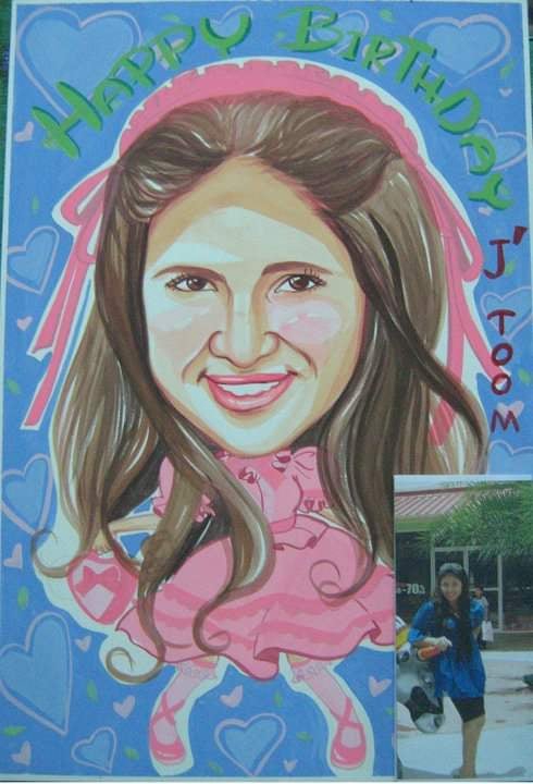 ภาพการ์ตูนล้อเลียนน่ารัก วาดภาพล้อเลียน รับวาดรูปล้อเลียน วาดการ์ตูนล้อเลียน